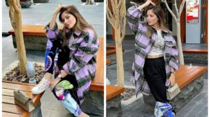 Bollywood Singer Kanika Kapoor Looks Gorgeous In Oversized Dresses, See Picture