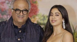 Boney Kapoor Watches Janhvi’s Film, Gets Emotional