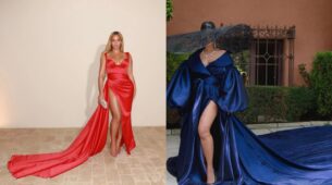 Burning Hot Looks Of Beyonce In Emerald Gown, See Here