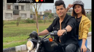 Caught on Camera: Jannat Zubair enjoys a bike ride with Siddharth Nigam