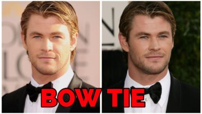 Chris Hemsworth Looks Dashing In Blazer Look With Bow And Glasses