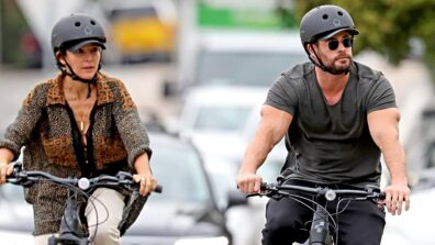 Chris Hemsworth With Elsa Pataky Looks Stunning While Cycling: Check Out