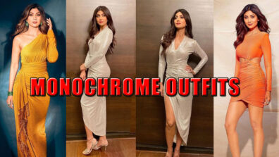 Classy Looks Of Shilpa Shetty In Monochrome Outfits