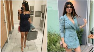 Classy Winter Outfit Looks Of Beauty Mia Khalifa, See Photos