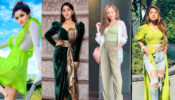 Count on Avneet Kaur, Ashnoor Kaur, Jannat Zubair, and Arishfa Khan: They clearly have a thing for brilliant shades of green