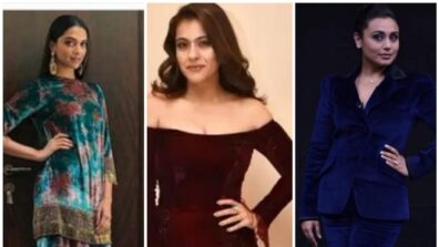 Deepika Padukone, Kajol To Rani Mukerji’s Velvet Suit Giving Us Major Style Goals