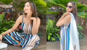 Desi Babe: Ashi Singh looks resplendent in latest blue printed jumpsuit, fans can’t stop crushing