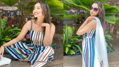 Desi Babe: Ashi Singh looks resplendent in latest blue printed jumpsuit, fans can’t stop crushing