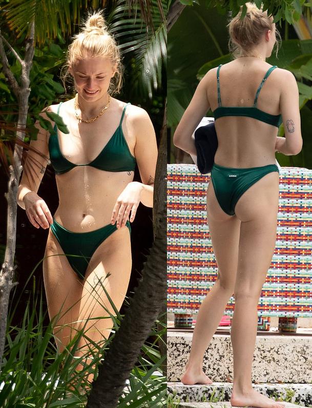 Don’t miss this stunning stuff: Sophie Turner in beach looks - 3