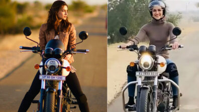 Dhoom Machale: Kriti Sanon is a bindass babe on a bike, fans want to see her stunts