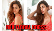 Disha Patani In Gorgeous Red Floral Dress, Slay Or Nay?
