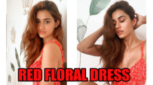 Disha Patani In Gorgeous Red Floral Dress, Slay Or Nay?