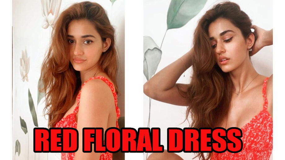 Disha Patani In Gorgeous Red Floral Dress, Slay Or Nay? 353105