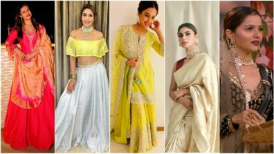 Divyanka Tripathi, Surbhi Chandna, Jasmin Bhasin, Mouni Roy, Rubina Dilaik: Top 5 TV actresses with their best wedding wardrobe