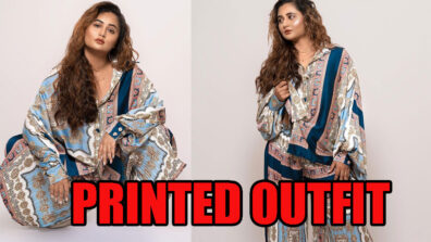 Don’t Miss Those Fascinating Looks Of Rashami Desai In Oversized Printed Outfits