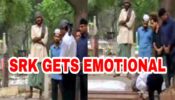 Emotional Moment On Camera: Shah Rukh Khan visits his parents’ grave after landing in New Delhi