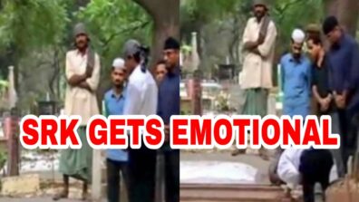 Emotional Moment On Camera: Shah Rukh Khan visits his parents’ grave after landing in New Delhi