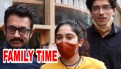 Family Time: Aamir Khan enjoys lunch with his children Ira & Junaid, fans love it