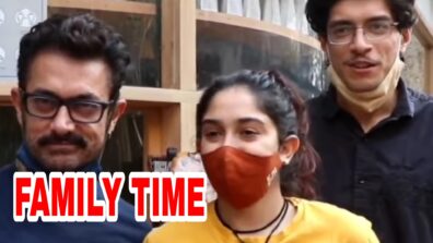 Family Time: Aamir Khan enjoys lunch with his children Ira & Junaid, fans love it