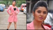 Fashion Queen!! Blazing Looks Of Prajakta Mali In Blush Pink Blazer Dress