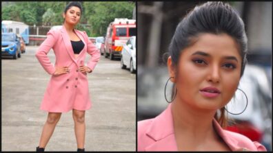 Fashion Queen!! Blazing Looks Of Prajakta Mali In Blush Pink Blazer Dress