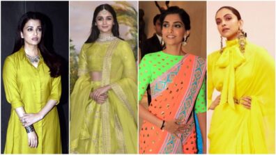 From Aishwarya Rai To Sonam Kapoor: Celebs Who Showed Their Love For Ethnic Neon Outfit