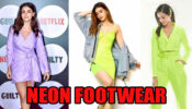 From Alia Bhatt To Ananya Panday: 3 Beauties Who Paired Their Outfits With Neon Footwear