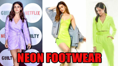 From Alia Bhatt To Ananya Panday: 3 Beauties Who Paired Their Outfits With Neon Footwear