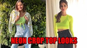 From Alia Bhatt To Kriti Sanon: Beauties Who Paired Their Outfits With Neon Crop Top