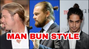 Get A Hot Look In A Man Bun Like Leonardo Dicaprio, Brad Pitt And Avan Jogia