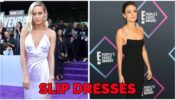Glorious Looks Of Brie Larson To Mila Kunis In Slip Dresses
