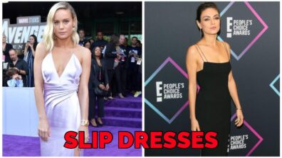 Glorious Looks Of Brie Larson To Mila Kunis In Slip Dresses