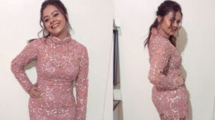 Gopi Bahu Goes Bold: Devoleena Bhattacharjee looks burning hot in a shimmery short bodycon dress, private makeup room video goes viral
