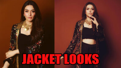 Hansika Motwani Slays In All-Black With Embroidery Jacket, Looks Gorgeous