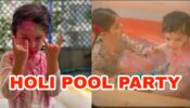 Happy Holi: Kareena Kapoor’s son Taimur Ali Khan & Soha Ali Khan’s daughter Inaaya enjoy ‘pool party’ together, fans melt in awe