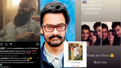 #HappyBirthdayAamirKhan: Varun Dhawan, Alia Bhatt & Kareena Kapoor wish the superstar on his birthday, fans love his response