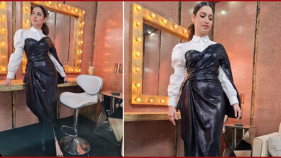 Have A Look At Absolutely Stunning And Gorgeous Tamannaah Bhatia In Black Metallic Ruffled Dress, See Here