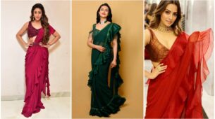Hiba Nawab vs. Divyanka Tripathi vs. Anita Hassanandani: Which diva slayed the ruffle saree flawlessly? Vote here