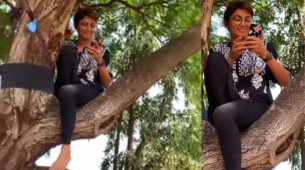 Hidden Talent: Sriti Jha wow her fans with her tree climbing skills