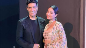 Hina Khan looks resplendent in Manish Malhotra’s, fans melt in AWE