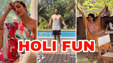 Holi Masti: Malaika Arora has a romantic celebration with Arjun Kapoor, check out pics