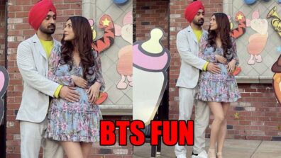 Honsla Rakh BTS Fun: Shehnaaz Gill flaunts baby bump and shares picture with Diljit Dosanjh