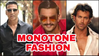 How To Style In Monotone Outfits? Learn From Akshay Kumar, Hrithik Roshan, Ranveer Singh