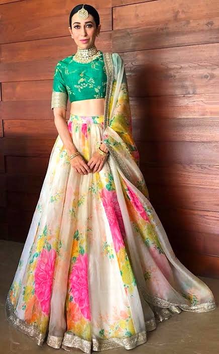 Cues From Kiara Advani To Karisma Kapoor To Get Majestic Lehenga Looks - 0