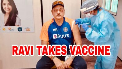 India Against Coronavirus: Ravi Shastri gets Covid-19 vaccine, shares photo thanking medical professionals