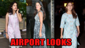 Inspiring Looks From Janhvi Kapoor To Katrina Kaif For Easy Breezy Kurta For Airport Looks