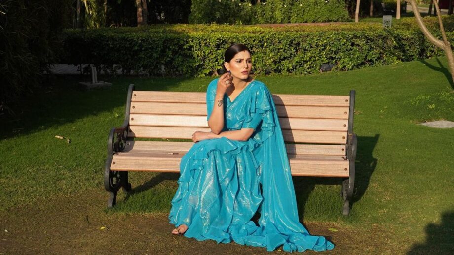 Chase Your Blues In Blue: Monalisa And Sapna Choudhary Acing The Fashion Game In Blue - 5