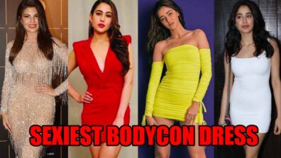 Jacqueline Fernandez, Sara Ali Khan, Ananya Panday & Janhvi Kapoor’s Attractive Bodycon Dress Looks That You Will Love