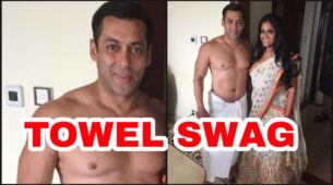 Jeene Ke Hai Char Din Is Back: Salman Khan caught on camera posing shirtless in a towel, fans get nostalgic about Mujhse Shaadi Karogi days