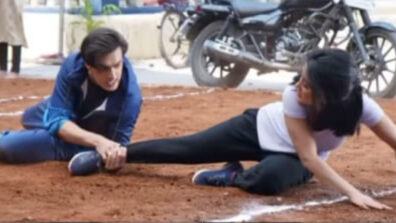 Kaira Romance: Yeh Rishta Kya Kehlata Hai  Mohsin Khan caught on camera pulling Shivangi Joshi’s leg